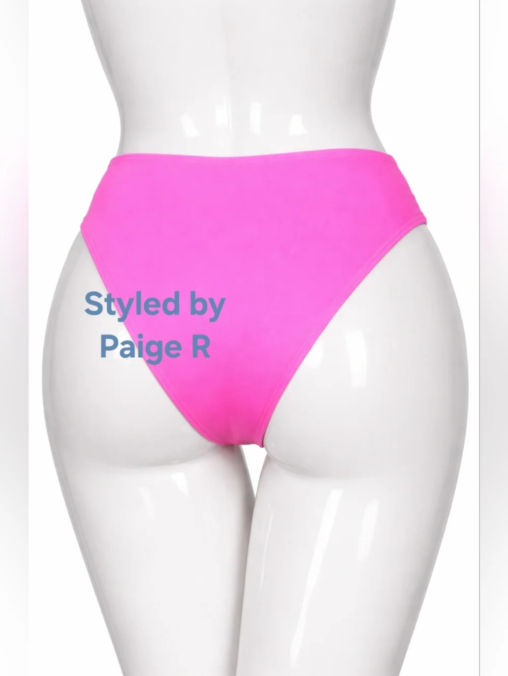 💕NWT SKIMS RARE Swim Mid Rise Mid Waist Cheeky Bikini Bottoms Pink TAFFY M